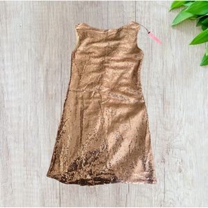 Rose Gold Sequin Dress